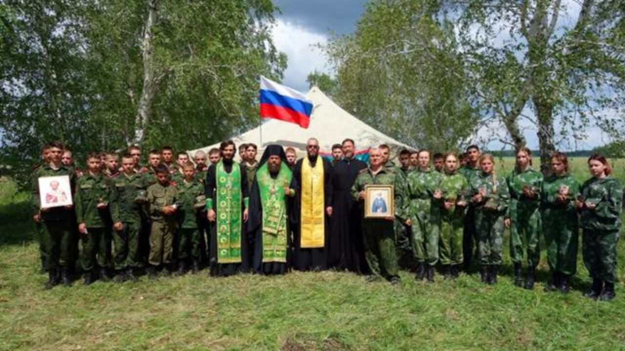 Военно-патриотический лагеря «Застава-22» в селе Орловка