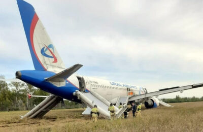 Пассажирский самолет совершил аварийную посадку в Новосибирской области
