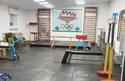 Ремонт зала тяжелой атлетики завершен новосибирскими строителями в Беловодске