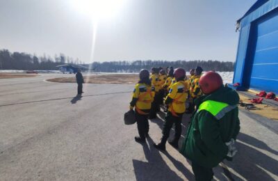 Десантники-пожарные региона провели подготовку перед сезоном лесных пожаров