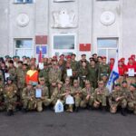 Юные пограничники из Чистоозерного приняли участие в областном конкурсе