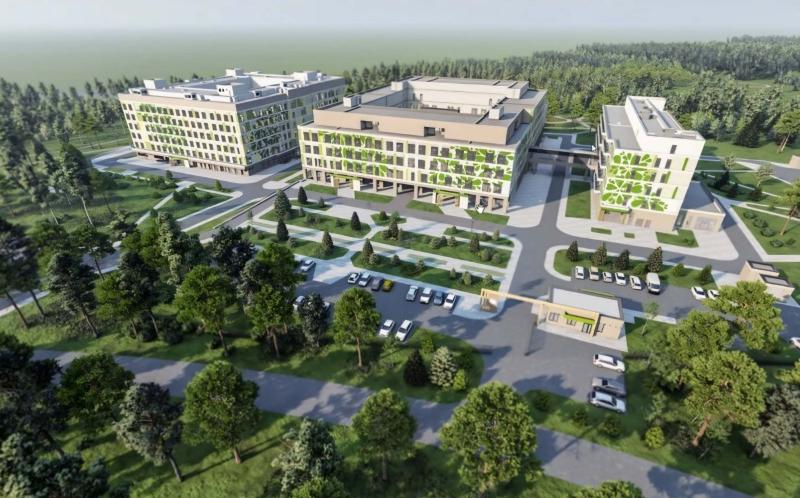 Марат Хуснуллин: В главном корпусе Федерального детского реабилитационного центра в Новосибирске начались фасадные работы