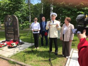 Новосибирцы приняли участие в патриотической акции в Ленинградской области