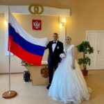 Новая семья зарегистрировала свой брак в Чистоозерном в День Государственного флага Российской Федерации