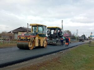 Автомобильную дорогу отремонтировали в селе Новая Кулында