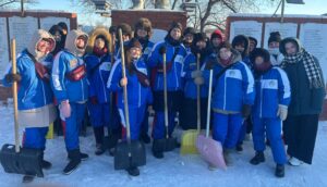 Отряд «Снежного десанта» «Эверест» работал в Журавке