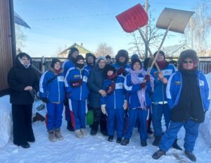 Отряд «Снежного десанта» «Эверест» работает в Чистоозерном