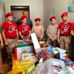 Юнармейцы отряда «Беркут» собрали гуманитарную помощь на СВО