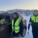 Юные инспекторы дорожного движения в Чистоозерном районе присоединились к областной акции