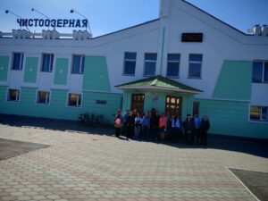 О профессии железнодорожников узнали чистоозерские школьники