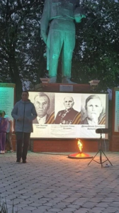 В Журавке на акции «Свеча Памяти» открыли памятную доску и вручили награды