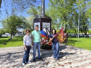 Участники автопробега «Дорогами войны» посетили Чистоозерный район
