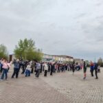 Утренняя зарядка с чемпионом прошла в Чистоозерном районе