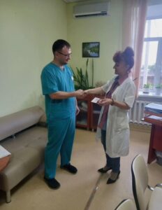 Сотрудники Чистоозерной больницы являются Почетными донорами