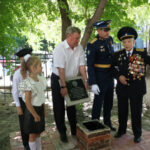 Капсулу времени к 100-летию Победы заложили в Новосибирской области