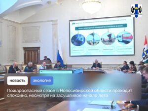 Пожароопасный сезон проходит штатно в Новосибирской области